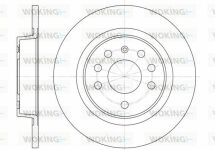 Гальмівний диск зад. Opel Vectra C 02-/Signum 03- (278x12)