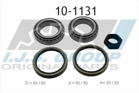 Подшипник ступицы (передней) Fiat Ducato 94-02 (1.4t)(к-кт)