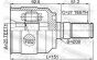 ШРКШ (ШРУС) внутренний 25x30x27 HYUNDAI i40 2.0 CVVT 12-19 л., фото 2 - интернет-магазин Auto-Mechanic