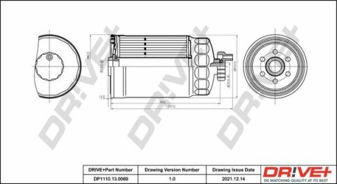 DP1110.13.0069 Drive+ - Фільтр палива