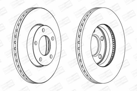 Диск тормозной передний Mazda 3, 5 (278*25) MAZDA