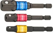 Набір перехідників для шуруповерта M6x1/2"-1/4"-3/8" 3 од.