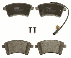 Дисковые тормозные колодки (передние) R15/16 с датчиком Renault Kangoo II 08-> + Mercedes-Benz Citan 13->