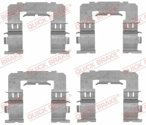 Планка суппорта (переднего) прижимная (к-кт) Subaru Forester/Impreza/Outback 03- (Tokico)