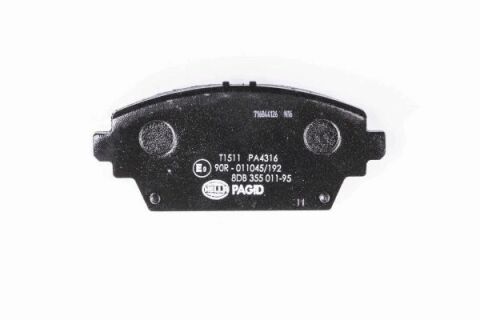 Колодки гальмівні передні Nissan Primera 02- (TRW) Колодки гальмівні передні Nissan Primera 02- (TRW)