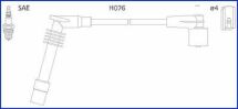 HITACHI OPEL К-кт високовольтних проводів Omega B, Vectra B 2.0 94- HITACHI OPEL К-кт високовольтних проводів Omega B, Vectra B 2.0 94-