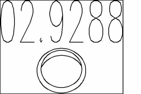 Монтажное кольцо выхлопной системы (D (внутр.) – 58 мм; D (наружн.) – 72 мм; Высота – 10 мм)