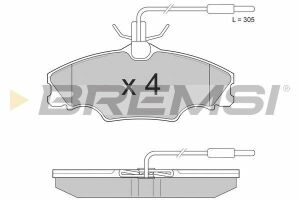 Гальмівні колодки перед. 406 95-04 (TRW)