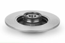 CITROEN Диск тормозной задн с ступицой (c подш, с кольцом ABS) Citroen C3,C4 Peugeot 207,307 (249*9*30)