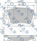 Колодки гальмівні дискові Колодки гальмівні дискові