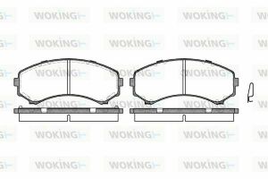 Тормозные колодки пер. Mitsubishi Grandis 04-11/Pajero 90- (sumitomo)