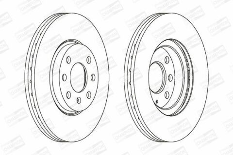 Диск тормозной передний Combo Tour, Corsa C, Meriva 00- OPEL