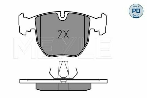 Колодки тормозные (передние) BMW 5 (E39)/7 (E38) 94-08 (Ate - Teves)