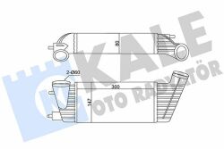 Интеркулер Citroen C8, Jumpy, Fiat Scudo, Ulysse, Lancia, Peugeot 807 2.0 HDI 2006–
