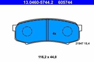 Тормозные колодки (задние) Toyota Land Cruiser/Lexus GX 02- (Sumitomo)