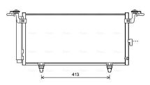 Радіатор кондиціонера (конденсатор) з осушувачем legacy v 2.0, 2.5 09-, outback 2.0, 2.5 09- Subaru