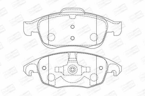 Колодки тормозные передние Berlingo 08-,C4 II,C4 PicassoPeugeot Partner 08- CITROEN