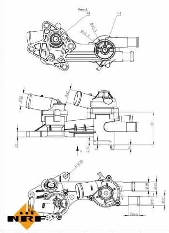 Термостат VW Golf/Tiguan/Touran 1.4TSI 08-18 (95 °C)