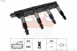 Котушка запалювання C2,3,4,Peugeot 206,207,307 1.4 16V 03-